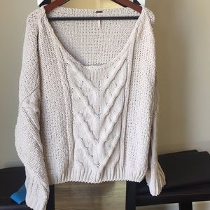 Free People chunky sweater